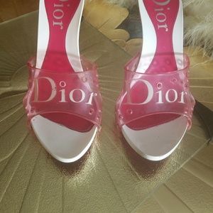 dior jelly heels